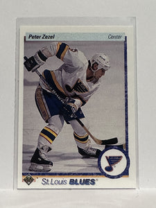 #17 Peter Zezel St Louis Blues 90-91 Upper Deck Hockey Card