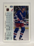 #13 Miloslav Horava New York Rangers 90-91 Upper Deck Hockey Card