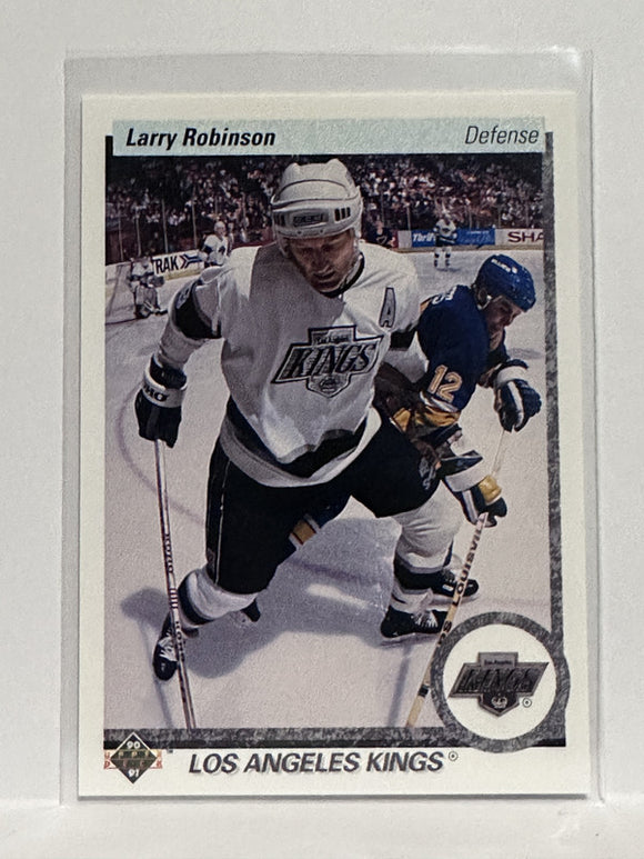 #52 Larry Robinson Los Angeles Kings 90-91 Upper Deck Hockey Card