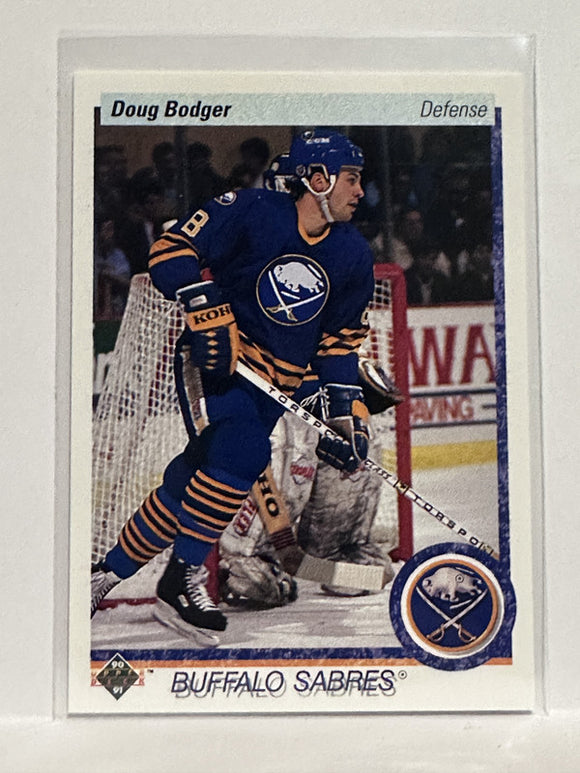 #50 Doug Bodger Buffalo Sabres 90-91 Upper Deck Hockey Card