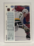 #48 Neal Broten Minnesota North Stars 90-91 Upper Deck Hockey Card