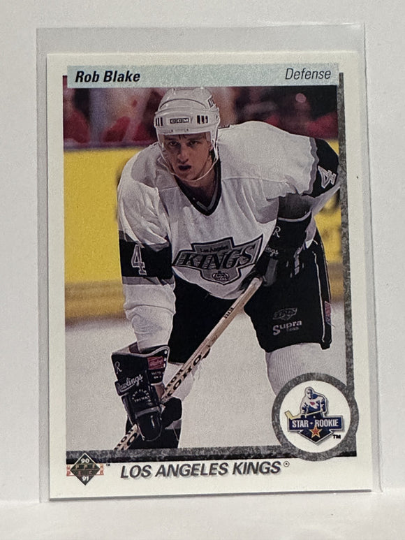 #45 Rob Blake Los Angeles Kings 90-91 Upper Deck Hockey Card