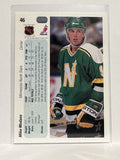#46 Mike Modano Minnesota North Stars 90-91 Upper Deck Hockey Card