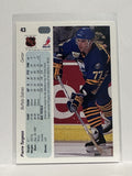 #43 Pierre Turgeon Buffalo Sabres 90-91 Upper Deck Hockey Card