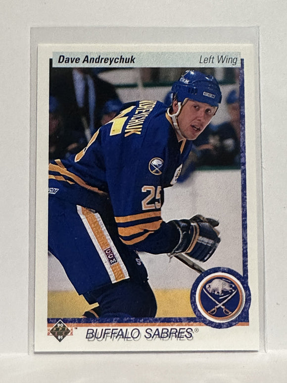 #41 Dave Andreychuk Buffalo Sabres 90-91 Upper Deck Hockey Card