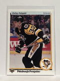#33 Zarley Zalapski Pittsburgh Penguins 90-91 Upper Deck Hockey Card