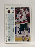#70 Sylvain Turgeon New Jersey Devils 90-91 Upper Deck Hockey Card