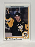 #59 Mario Lemieux Scoring Streak Pittsburgh Penguins 90-91 Upper Deck Hockey Card
