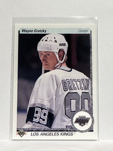 #54 Wayne Gretzky Los Angeles Kings 90-91 Upper Deck Hockey Card