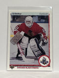 #55 Ed Belfour Chicago Blackhawks 90-91 Upper Deck Hockey Card