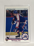 #53 Dale Hawerchuk Winnipeg Jets 90-91 Upper Deck Hockey Card