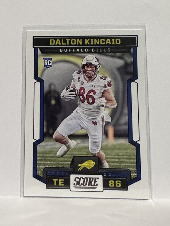 #338 Dalton Kincaid Rookie Buffalo Bills 2023 Score Football Card