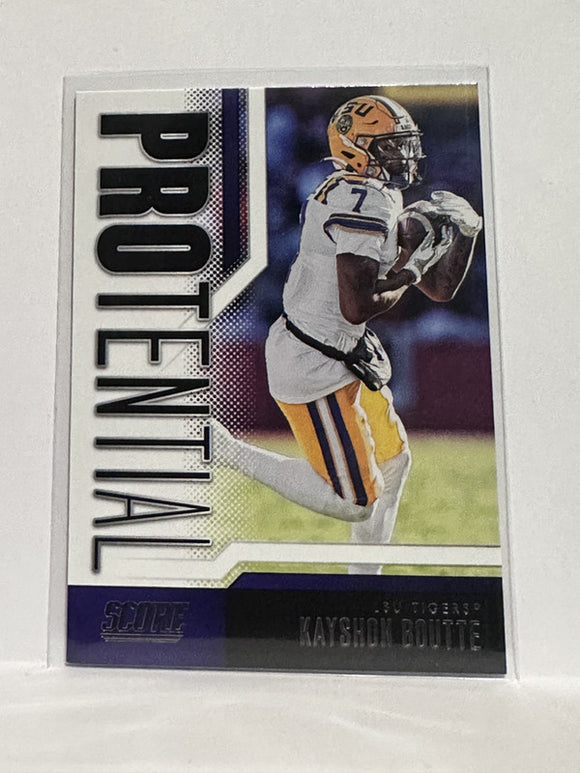 #12 Kayshon Boutte Protential LSU Tigers 2023 Score Football Card