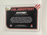 #9 Jaylen Waddle Celebration Miami Dolphins 2023 Score Football Card