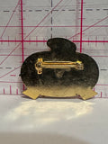 CONS 2nd 83 84 Curling Club  Lapel Pin