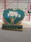 Adoption Works Logo  Lapel Pin