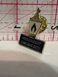 Medicine Hat The Gas City  Lapel Pin
