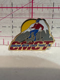 Canadian Motor Coach Travel Ltd CMCT Mountain Skiing  Lapel Pin