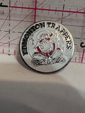 Edmonton Trappers Mascot Baseball  Lapel Pin