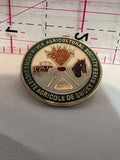 Smokey River Agricultural Society Crest Emblem  Lapel Pin