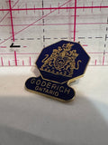Goderich Ontario Coat of Arms  Lapel Pin