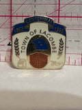 Town of Lacombe Centennial 1896 1996  Lapel Pin
