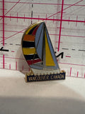 Vancouver BC Canada Sail Boat  Lapel Pin