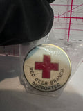 Red Deer Branch Supporter Red Cross  Lapel Pin