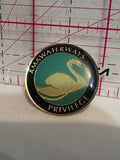 Amawaterways Privilege Swan Bird  Lapel Pin