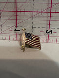 American Flag Pole  Lapel Pin