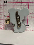 Christmas Mouse Ringing a Bell  Lapel Pin