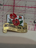 Rossburn Manitoba Poppy Flower 1918 2008  Lapel Pin