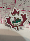 Town of Innisfail Alberta Maple Leaf  Lapel Pin