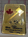 Lions Club Judge Brian Stevenson 1987 88  Lapel Pin