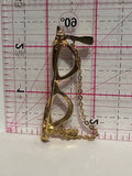 Costume Fancy Eye Glasses  Lapel Pin
