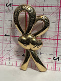 Avon Presidents Club 97 98 Ribbon Hearts  Lapel Pin