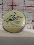 Thorsby Alberta The Best of Both Worlds  Lapel Pin