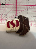 Safeway 1990 Cowboy Boots   Lapel Pin