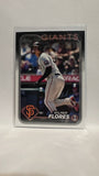 #234 Wilmer Flores San Francisco Giants 2024 Topps Baseball Card