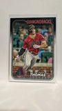 #282 Alex Thomas Arizona Diamondbacks 2024 Topps Baseball Card