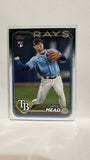 #82 Curtis Mead Rookie Tampa Bay Rays 2024 Topps Baseball Card