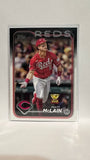 #327 Matt McLain All Star Rookie Cincinnati Reds 2024 Topps Baseball Card