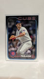 #182 Jameson Taillon Chicago Cubs 2024 Topps Baseball Card