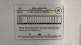 #278 Shea Langeliers Oakland Athletics 2024 Topps Baseball Card