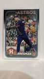 #84 Alex Bregman Houston Astros 2024 Topps Baseball Card