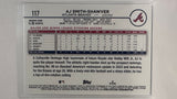 #117 AJ Smith-Shawver Rookie Atlanta Braves 2024 Topps Baseball Card