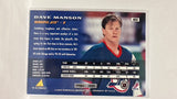 #103 Dave Manson Winnipeg Jets 95-96 Pinnacle Hockey Card