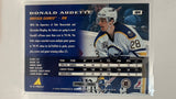 #104 Donald Audette Buffalo Sabres 95-96 Pinnacle Hockey Card