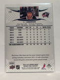 #151 R.J. Umberger Columbus Blue Jackets 11-12 Upper Deck Series 1 Hockey Card