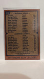#202 George Foster Jim Rice Home Run Leaders 1978 Topps Baseball Card